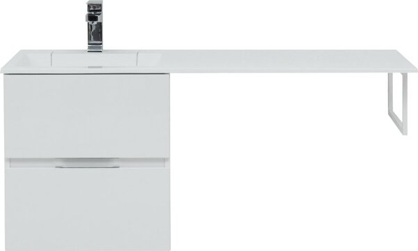 Тумба с раковиной Aquanet Алвита 120 L белый