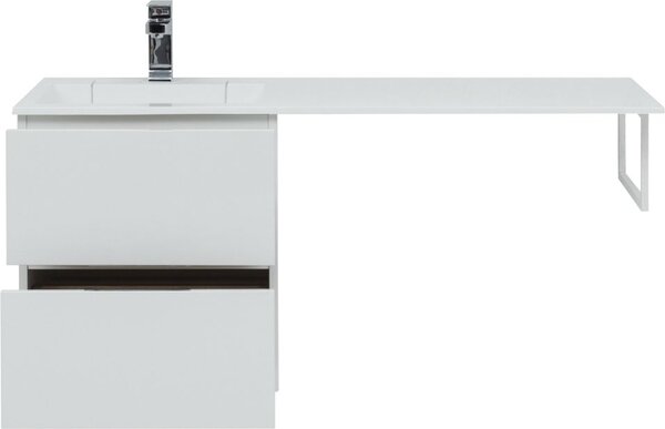 Тумба с раковиной Aquanet Алвита 120 L белый