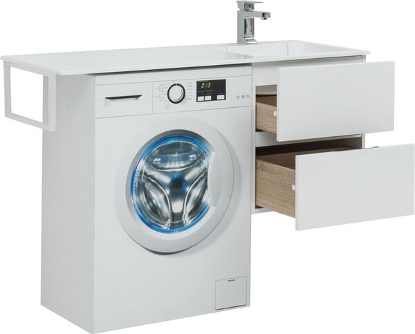 Тумба с раковиной Aquanet Алвита 120 R белый