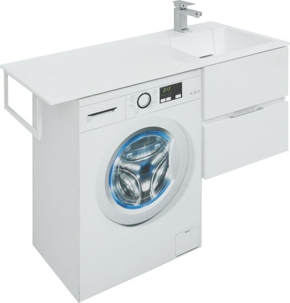 Тумба с раковиной Aquanet Алвита 120 R белый