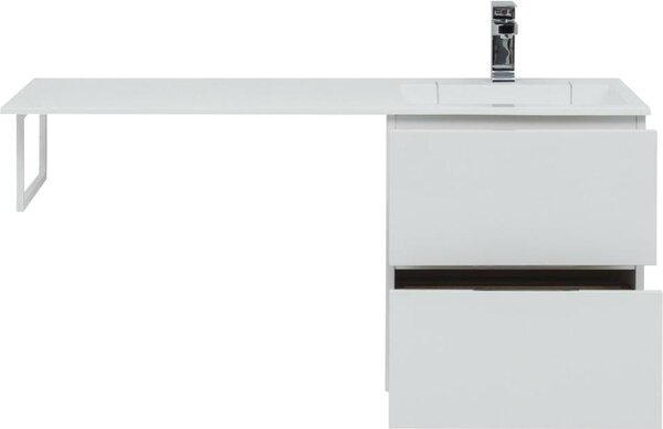 Тумба с раковиной Aquanet Алвита 120 R белый