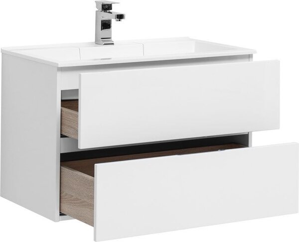 Тумба с раковиной Aquanet Алвита 80 белый