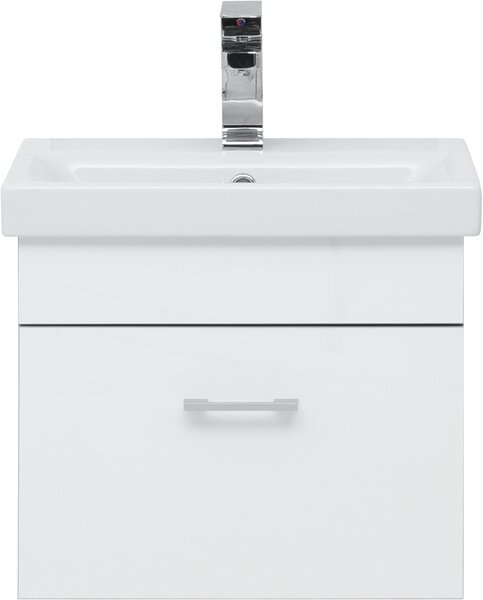 Тумба с раковиной Aquanet Верона 50 (Moduo Slim) белый