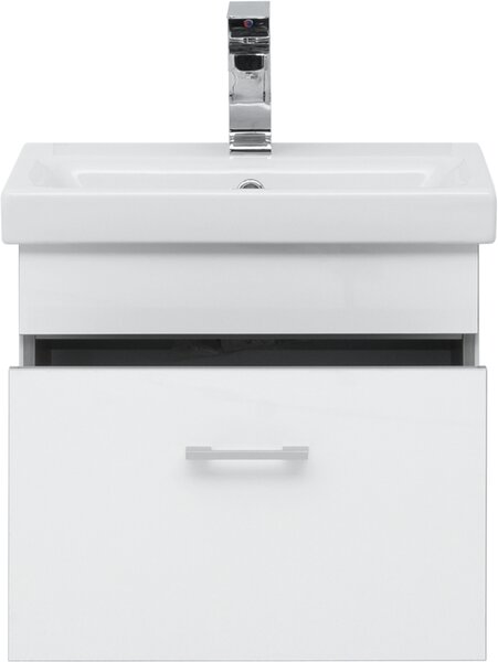 Тумба с раковиной Aquanet Верона 50 (Moduo Slim) белый