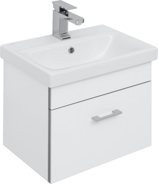 Тумба с раковиной Aquanet Верона 50 (Moduo Slim) белый