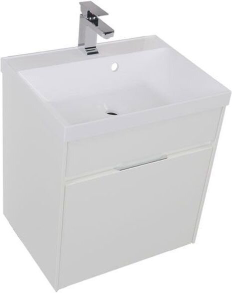Тумба с раковиной Aquanet Латина 60 белый (1 ящик)