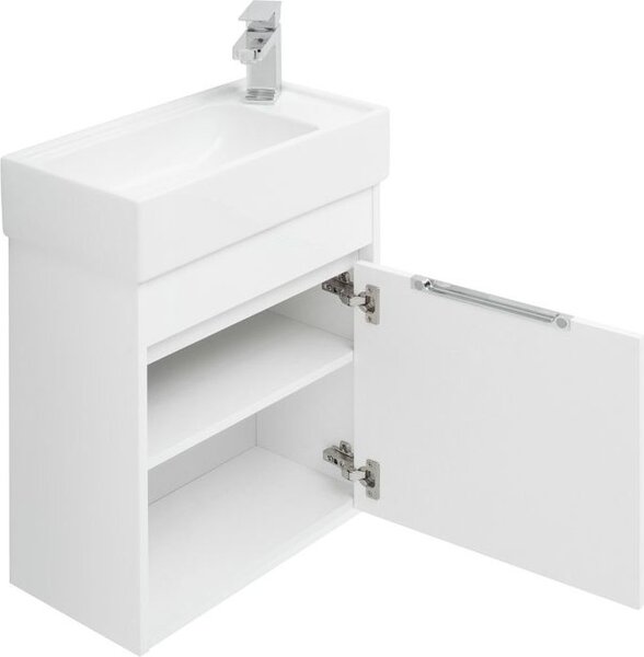 Тумба с раковиной Aquanet Лидс 50 белый