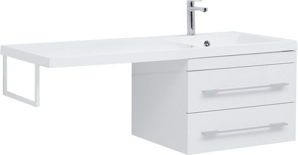 Тумба с раковиной Aquanet Нота 120 R белый