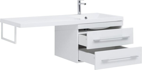 Тумба с раковиной Aquanet Нота 120 R белый