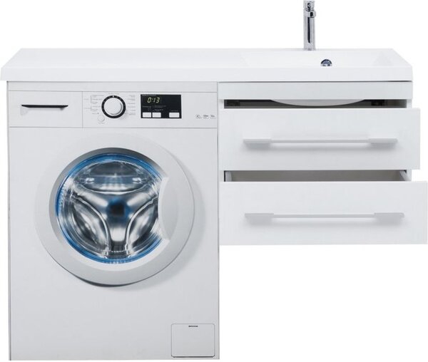 Тумба с раковиной Aquanet Нота 120 R белый