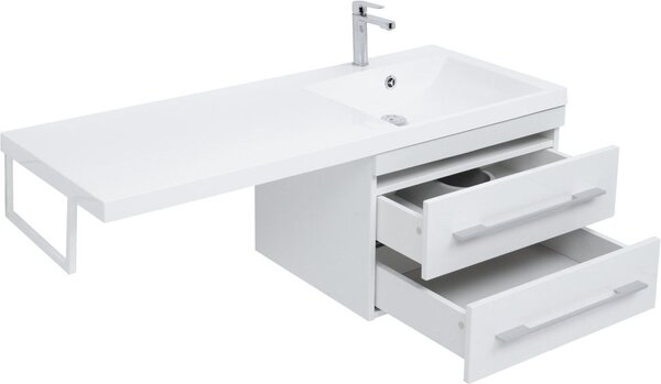 Тумба с раковиной Aquanet Нота 120 R белый