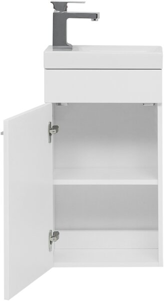 Тумба с раковиной Aquanet Нота 40 L (Moduo) белый