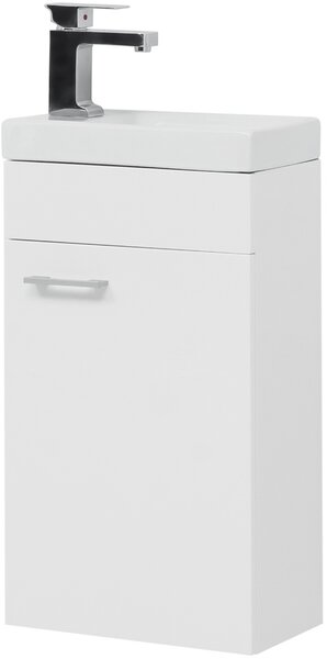 Тумба с раковиной Aquanet Нота R 40 (Moduo) белый