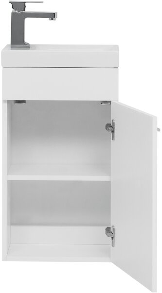 Тумба с раковиной Aquanet Нота R 40 (Moduo) белый