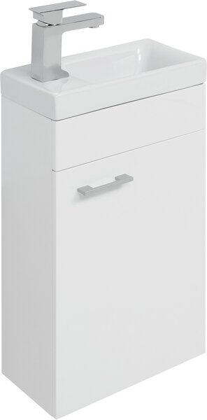 Тумба с раковиной Aquanet Нота R 40 (Moduo) белый