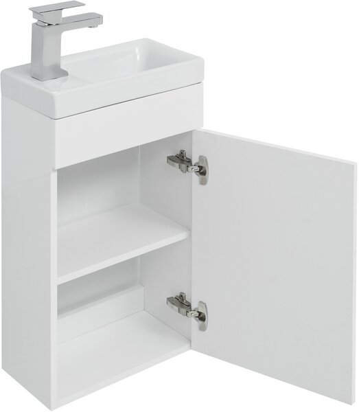 Тумба с раковиной Aquanet Нота R 40 (Moduo) белый