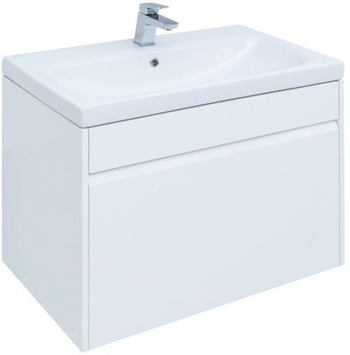 Тумба с раковиной Aquanet Палермо (Moduo) 80 белый