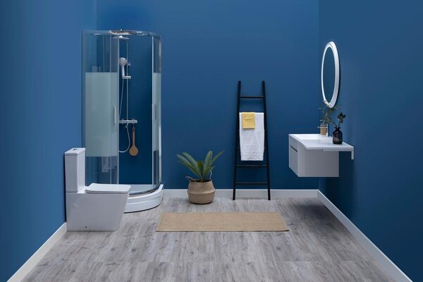 Тумба с раковиной Aquanet Токио 130 L белый (подвесная, 1 ящик)