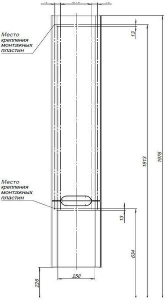 Шкаф-пенал для ванной Aquanet София 35 белый
