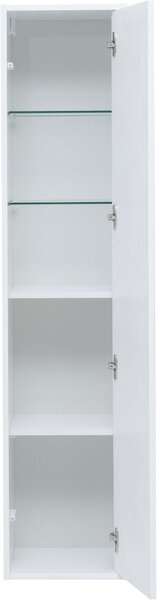 Шкафы-пенал Aquanet Lino (Flat) 35 белый глянец