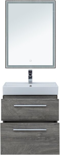 Комплект мебели для ванной Aquanet Nova 60 дуб рошелье (2 ящика)