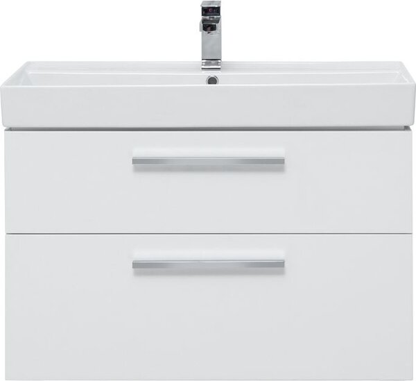 Комплект мебели для ванной Aquanet Nova 90 белый (2 ящика)