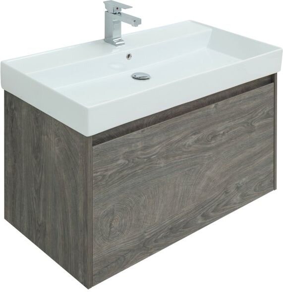 Комплект мебели для ванной Aquanet Nova Lite 100 дуб рошелье (1 ящик)