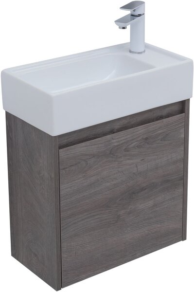 Комплект мебели для ванной Aquanet Nova Lite 50 дуб рошелье (с дверецей)