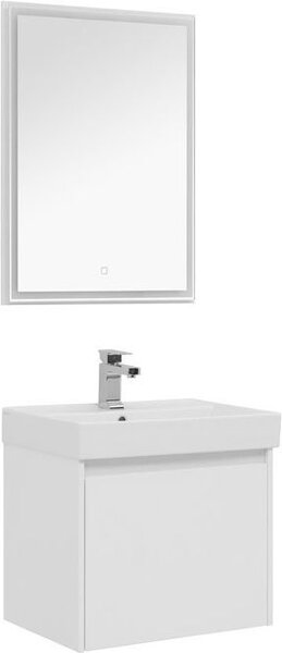 Комплект мебели для ванной Aquanet Nova Lite 60 белый (1 ящик)