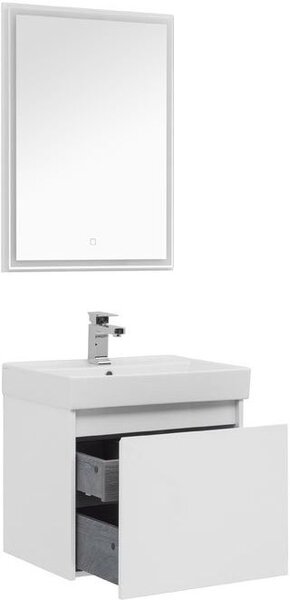 Комплект мебели для ванной Aquanet Nova Lite 60 белый (1 ящик)