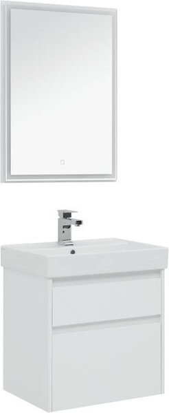 Комплект мебели для ванной Aquanet Nova Lite 60 белый (2 ящика)