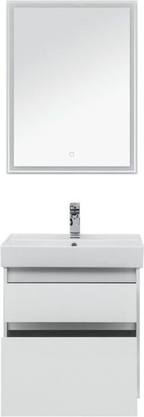 Комплект мебели для ванной Aquanet Nova Lite 60 белый (2 ящика)