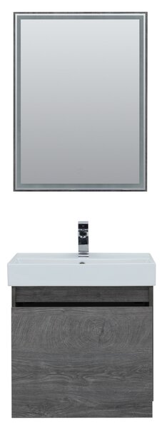 Комплект мебели для ванной Aquanet Nova Lite 60 дуб рошелье (1 ящик)