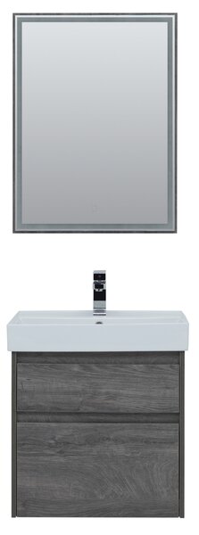 Комплект мебели для ванной Aquanet Nova Lite 60 дуб рошелье (2 ящика)