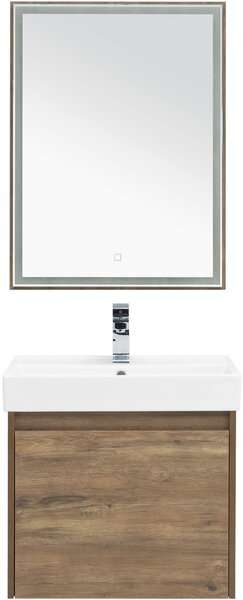 Комплект мебели для ванной Aquanet Nova Lite 60 дуб рустикальный (1 ящик)