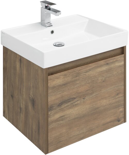 Комплект мебели для ванной Aquanet Nova Lite 60 дуб рустикальный (1 ящик)