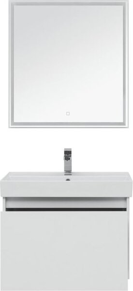 Комплект мебели для ванной Aquanet Nova Lite 75 белый (1 ящик)