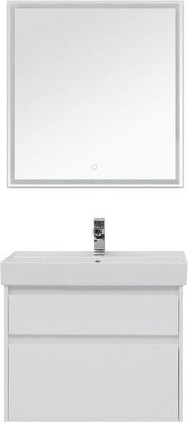 Комплект мебели для ванной Aquanet Nova Lite 75 белый (2 ящика)