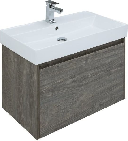 Комплект мебели для ванной Aquanet Nova Lite 75 дуб рошелье (1 ящик)