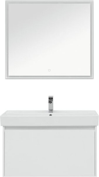 Комплект мебели для ванной Aquanet Nova Lite 90 белый (1 ящик)