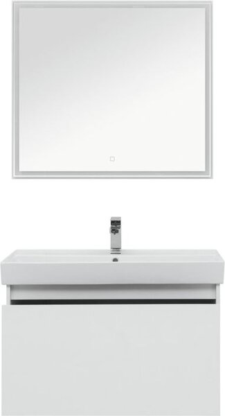 Комплект мебели для ванной Aquanet Nova Lite 90 белый (1 ящик)
