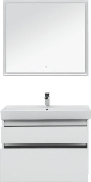 Комплект мебели для ванной Aquanet Nova Lite 90 белый (2 ящика)