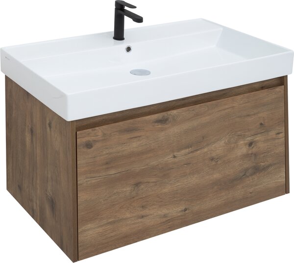 Комплект мебели для ванной Aquanet Nova Lite 90 дуб рустикальный (1 ящик)