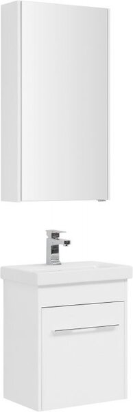 Комплект мебели для ванной Aquanet Августа 50 (Moduo Slim) белый