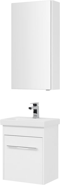 Комплект мебели для ванной Aquanet Августа 50 (Moduo Slim) белый
