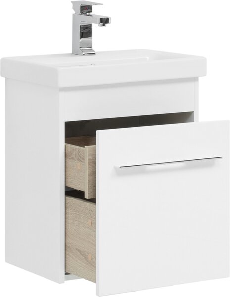 Комплект мебели для ванной Aquanet Августа 50 (Moduo Slim) белый