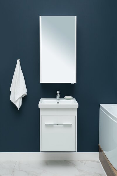 Комплект мебели для ванной Aquanet Августа 50 (Moduo Slim) белый