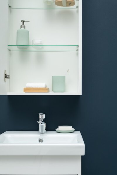 Комплект мебели для ванной Aquanet Августа 50 (Moduo Slim) белый