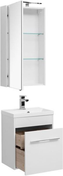 Комплект мебели для ванной Aquanet Августа 50 белый