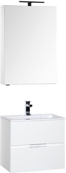 Комплект мебели для ванной Aquanet Алвита 60 белый